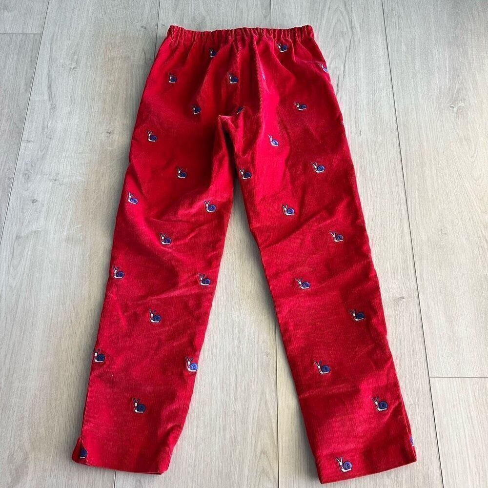 CPC Red Snail Embroidery Pants size 8 - Picture 2 of 4